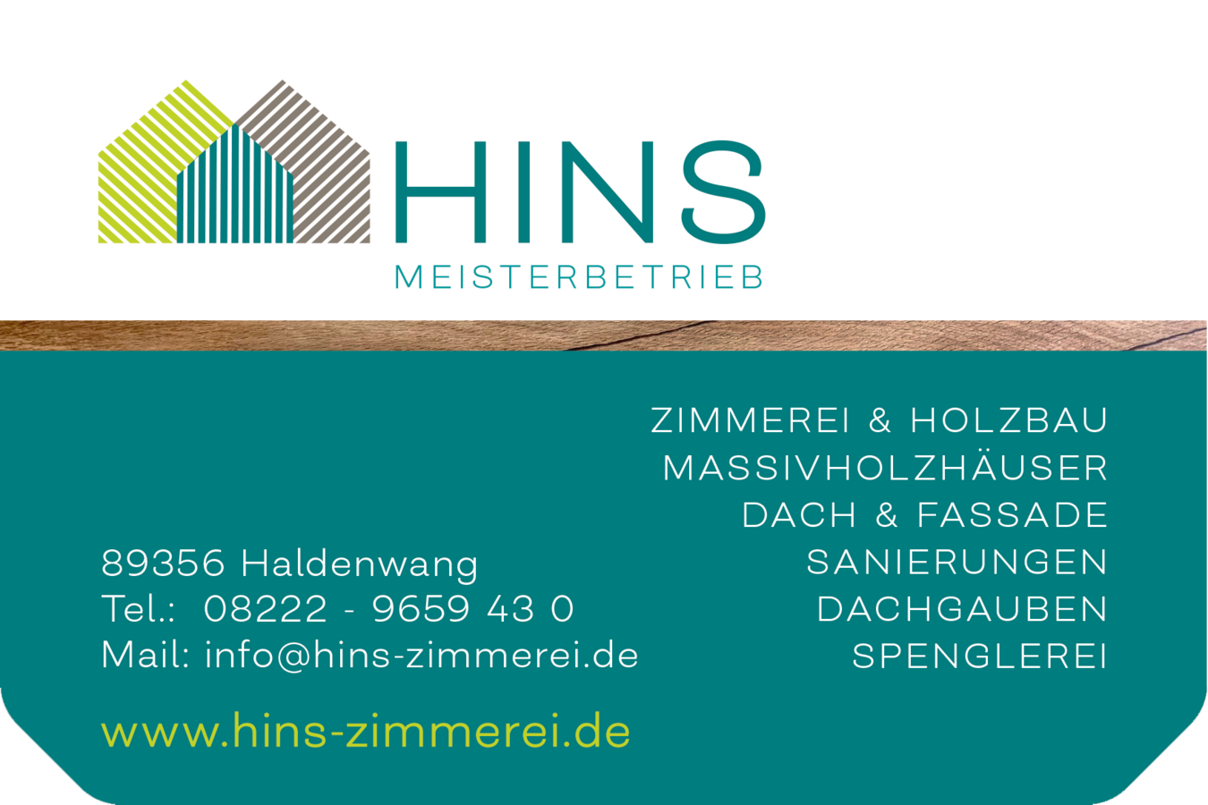 Logo HINS Zimmerei Meisterbetrieb